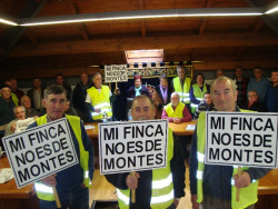 Afectados por los montes de utilidad pública piden a Palencia una solución "contundente y rápida"