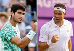 Alcaraz sigue creciendo ante Dimitrov para llegar a semifinales de Queen`s