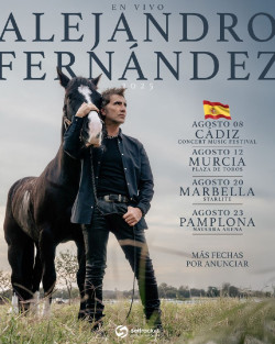 Alejandro Fern&aacute;ndez regresa a Espa&ntilde;a el 8 de agosto de 2025 con un tour en vivo que recorrer&aacute; cuatro ciudades