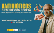 Alexander Fleming, descubridor de la penicilina, recuerda en la última campaña de Sanidad cómo usar los antibióticos