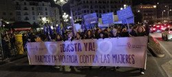 Alrededor de 1.000 personas recorren Santander para condenar la violencia machista