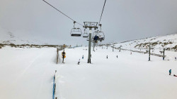 Alto Campoo registra rachas de 101 kil&oacute;metros por hora y 8,5 grados bajo cero