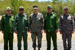 Altos mandos militares de EEUU y Cuba se re&uacute;nen en un inusual encuentro en Guant&aacute;namo