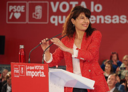 Ana Redondo, ministra de Igualdad y &Oacute;scar Puente de Transporte