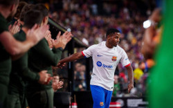 Ansu Fati sonr&iacute;e y el Bar&ccedil;a regresa de USA con victoria ante el Milan (0-1)