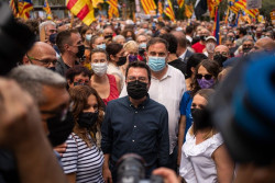Aragon&egrave;s no asistir&aacute; a la manifestaci&oacute;n de la ANC por la Diada porque  no  va contra  Espa&ntilde;a