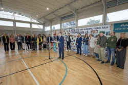 Arce estrena pabellón polideportivo al solucionarse los problemas que presentaba tras su construcción