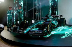Aston Martin presenta el "agresivo" `AMR23` de Fernando Alonso y Lance Stroll para el Mundial
