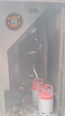 Atendido en Valdecilla por inhalar humo el due&ntilde;o de una vivienda de Santander