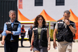 Ayuso cifra en 27.000 las hect&aacute;reas arrasadas por el incendio, que ha destruido unas 100 viviendas