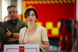 Ayuso reprocha a S&aacute;nchez echar "fuego" sobre la Vuelta: "Tiene que llamar a la convivencia o por lo menos no azuzar m&aacute;s"