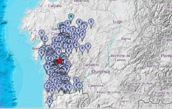 Barro (Pontevedra) registra un terremoto de 3,2 grados de magnitud