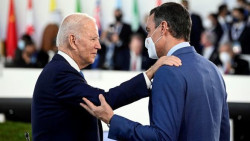 Biden excluye  de nuevo a S&aacute;nchez  de su conversaci&oacute;n con l&iacute;deres europeos para hablar de Ucrania