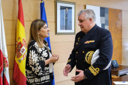 Buruaga da la bienvenida a Cantabria a la Agrupación Naval Permanente nº 1 de la OTAN