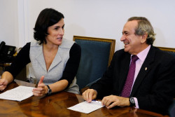  Buruaga e Igual muestran su pesar por la muerte de Lora-Tamayo, rector honorario vitalicio de la UIMP