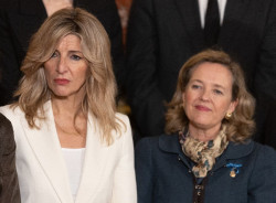Calvi&ntilde;o deja claro a D&iacute;az que la reforma del subsidio por desempleo incumbe a varios ministerios