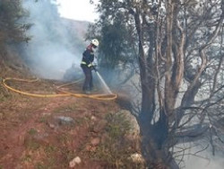 Cantabria arranca el a&ntilde;o con ocho incendios activos y el de B&aacute;rcena ya estabilizado