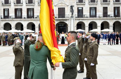 Cantabria celebra el décimo aniversario de la proclamación del Rey con un izado de bandera