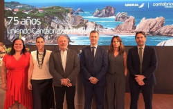 Cantabria e Iberia conmemoran los 75 años del primer vuelo de la aerolínea entre Santander y Madrid