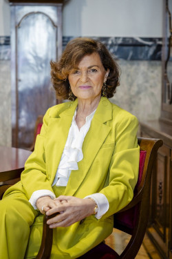 Carmen Calvo impartirá el martes una conferencia en la Universidad de Cantabria