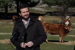 Casado apoya a la ganader&iacute;a y carga contra el comunista" de Garz&oacute;n 