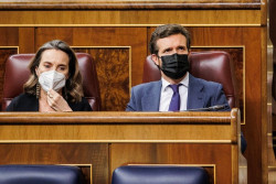 Casado: "Es un fracaso para S&aacute;nchez que su medida estrella de la reforma laboral se haya aprobado con este pucherazo"