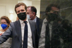 Casado ofrece a S&aacute;nchez sus votos en el Senado para aprobar el 155 y hacer cumplir la sentencia del TS sobre el espa&ntilde;ol