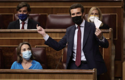 Casado recrimina a S&aacute;nchez que "prefiera pactar" los PGE con ERC y Bildu y no haga caso a los acuerdos que ofrece el PP