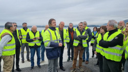 Cesar Díaz,APS, dice que 50 jubilados (¿?) participan en la primera visita  al Puerto de Santander,