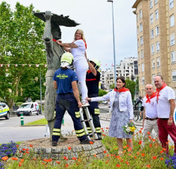 Comienzan las fiestas de San Fermín en el barrio de Tetuán de Santander