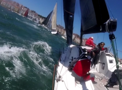 Con un magnifico Nordestazo, que super&oacute; los 24 nudos, se celebr&oacute; la regata de las Fuerzas Armadas para el Crucero y el J80.