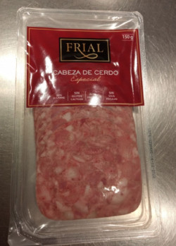 Consumo amplia la alerta listeria a un segundo lote de `Cabeza de cerdo Especial` de la marca Frial