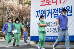 Corea del Sur confirma un repunte en los contagios del coronavirus al registrarse 147 m&aacute;s