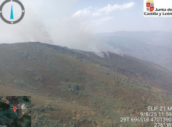 Declarado &iacute;ndice de gravedad 2 en incendios en Yeres y Llamas de Cabrera, en la provincia de Le&oacute;n