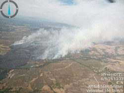 Desciende a nivel de gravedad 1 el incendio de Castromil (Zamora)