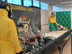 Desmantelado el laboratorio más sofisticado de droga sintética de España en una operación iniciada en Cantabria