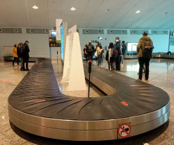 Desviado a Santander un vuelo desde Madrid con destino Bilbao por el viento