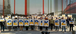Dirigentes de PNV claman en Bilbao contra la guerra de Ucrania y piden a Putin que "saque las tropas" de suelo ucraniano
