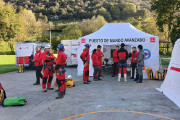 Dos cuevas de As&oacute;n acogen un simulacro de espeleosocorro con la participaci&oacute;n de 70 efectivos
