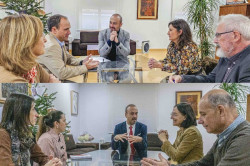 El alcalde de Torrelavega se re&uacute;ne con los candidatos a rector de la UC
