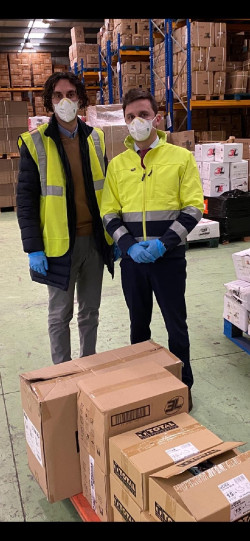  El Ayuntamiento de Astillero reparte EPIs entre los usuarios de la Atenci&oacute;n Domiciliaria