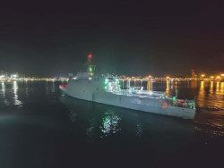 El buque `Furor` con tecnolog&iacute;a de combate israel&iacute; zarpa desde Cartagena para apoyar a la flotilla que se dirige a Gaza