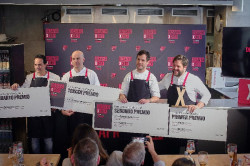 El chef Miguel Borreguero, de La Ostrería San Vicente, tercer premio del Desafío XChef de Cervezas 1906