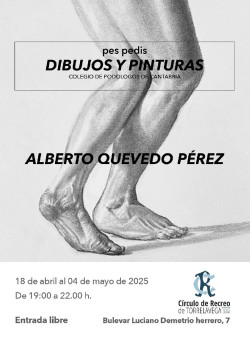 El Círculo de Recreo de Torrelavega acogerá la exposición `Pes Pedis: Dibujos y Pinturas`, de Alberto Quevedo