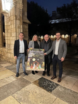 El claustro de la Catedral acoge el belén viviente de la Navidad en Santander