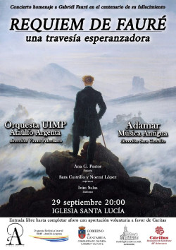 El coro Adamar y la orquesta UIMP Ataulfo Argenta ofrecen el domingo un concierto dedicado a la m&uacute;sica de Faur&eacute;