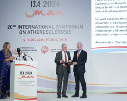 El doctor Valentín Fuster recibe el Premio de la Sociedad Internacional de Aterosclerosis