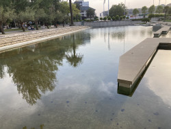 &iexcl;El Estanque Maqueta Bah&iacute;a de Santander de Mesones ya tiene agua!  Por Carlos Magdalena