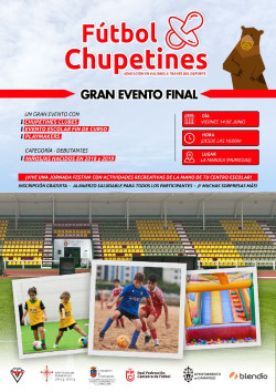El evento final de F&uacute;tbol Chupetines se celebrar&aacute; este viernes