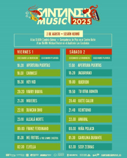 El exterior del Centro Botín y el Auditorium Los Carabelas acogen una jornada musical con grupos emergentes